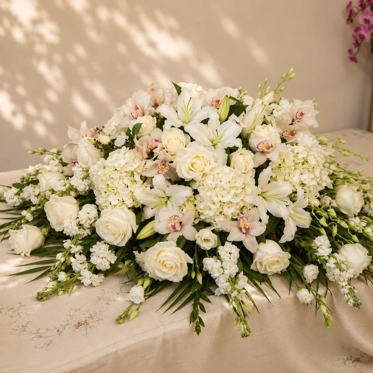 Heavenly Rest Casket Spray